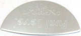 Gauge Emblem for Peterbilt Fuel Level Stainless Block Letters GG#68443