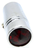 toggle switch extensions(3) red jewel 1" chrome aluminum for Peterbilt 379 359