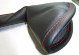 Gear Shifter Boot Cover for Extended Stick Black Red Stitching 30” Long GG#99737