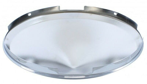 UP Front Hub Cap 4 Even Notches Cone Pointed Chrome 7/16" Lip #10146 Each