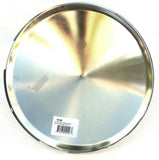 UP Front Hub Cap 4 Even Notches Cone Pointed Chrome 7/16" Lip #10146 Each