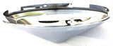 UP Front Hub Cap 4 Even Notches Cone Pointed Chrome 7/16" Lip #10146 Each