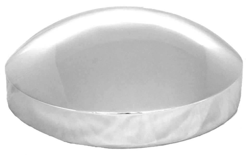 GG Rear Hub Cap for Peterbilt Freightliner 8" I.D. Dome Chrome Steel #20020 Each
