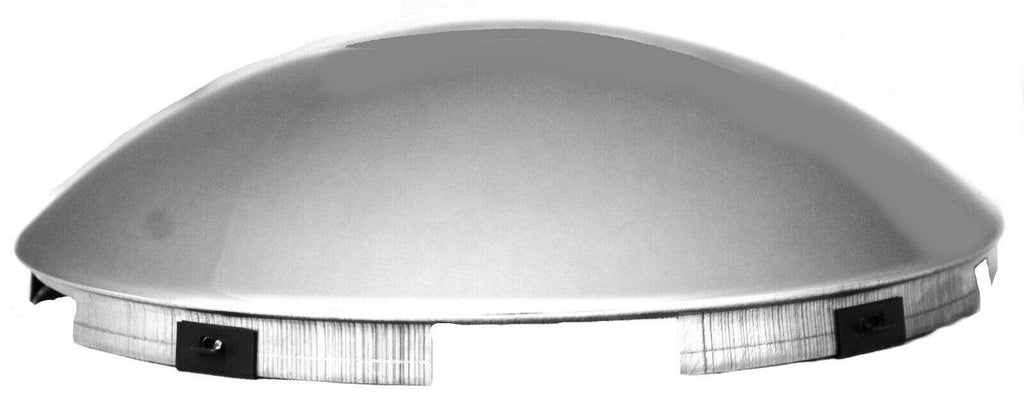 GG Front Hub Cap 5 Even Notches Dome Stainless Steel 7/16" Lip #10508 Each