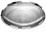 GG Front Hub Cap 5 Even Notches Dome Stainless Steel 7/16" Lip #10508 Each