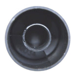 Lug Nut Covers 33mm Screw/Thread-on Cylinder Matte Black 4 1/4"UP#10190 Set of 5