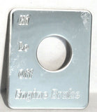 GG Switch Plate for Peterbilt Engine Brake Stainless Steel #68483