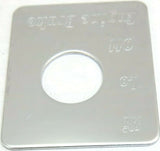 GG Switch Plate for Peterbilt Engine Brake Stainless Steel #68483