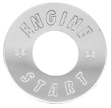 GG Switch Plate for Peterbilt Engine Start Button Stainless Steel #68496