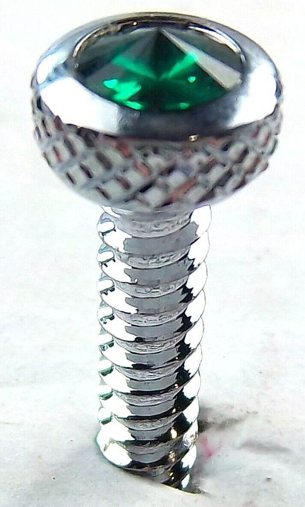 UP Dash Panel Screws for Freightliner Green Jewel Chrome 1 3/16" #23841 Set of 2