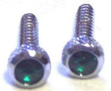 UP Dash Panel Screws for Freightliner Green Jewel Chrome 1 3/16" #23841 Set of 2