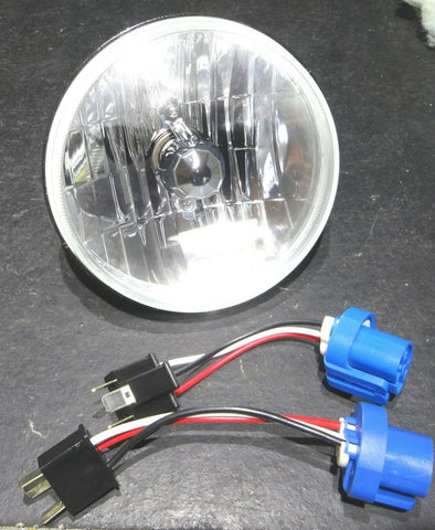 GG Head Light Round Replaces H5001 H5006 Chrystal Halogen 5 3/4" #77422 Each