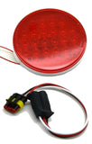 GG LED Smart Dynamic Sequence Stop Tail Turn 26 Red LED Red Lens 4" #74892 Each