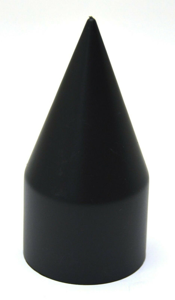 Lug Nut Covers 33mm Screw-On Spike Matte Black 4 1/8" Tall UP#10000 Set of 60