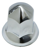 GG Lug Nut Covers 33mm Cone Pointed Chrome Steel 2 3/8" Tall #10273 Set of 40