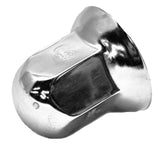 GG Lug Nut Covers 33 mm Push-On Standard Chrome Steel 2" Tall #10037 Set of 5