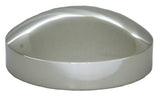 GG Hub Cap Rear 8" I.D. Standard Dome Chrome Metal 1 1/2" Sidewall #20024 Each