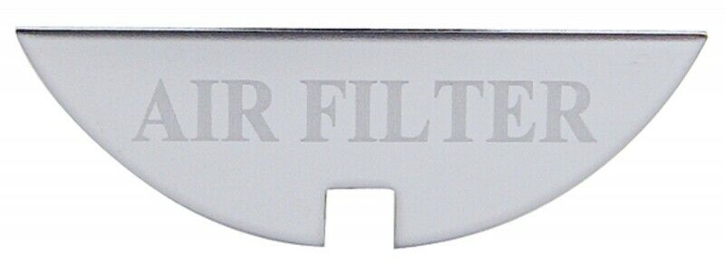 UP Gauge Emblem for Freightliner Air Filter Stainless Steel Etched Letter #48084