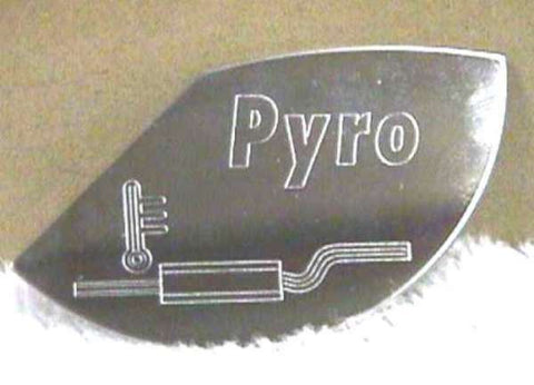 GG Gauge Emblem for Kenworth IssPro Pyrometer Pyro Large Stainless Steel #68513