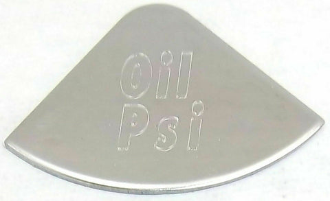 GG Gauge Emblem for Kenworth Oil PSI Stainless Steel #68651