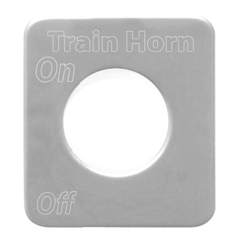 Switch Plate for Kenworth Train Horn Stainless Steel Block Letters GG#68523