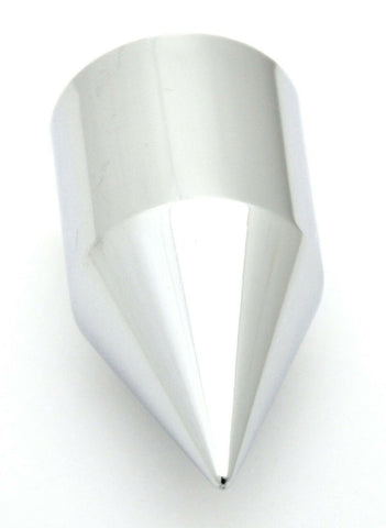 UP Lug Nut Covers 33 mm Push-On Spike Chrome Plastic 3 1/8 Tall #10769 Set of 40