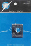UP Switch Plate for Peterbilt Trailer Air Suspension Stainless Etched #48469