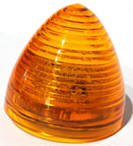 UP LED Cone Beehive Light  2" Amber Lens 9 LEDs Sealed 1 13/16" Tall #38168 Each