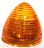 UP LED Cone Beehive Light  2" Amber Lens 9 LEDs Sealed 1 13/16" Tall #38168 Each