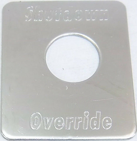 GG Toggle Switch for Peterbilt Shut Down Override Stainless Steel #68481