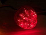 UP LED Cone Beehive Light 2" Red Lens 9 LEDs Sealed 1 13/16" Tall #38169 Each