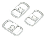UP Rocker Switch Covers for Freightliner Clear Jewel Plastic #42051 Set of 3