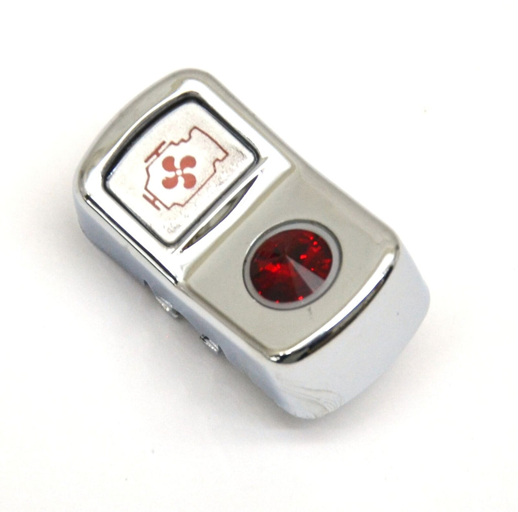 UP Rocker Switch Actuator Cover Engine Fan for Peterbilt 2006+ Red Jewel #45087