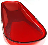 GG Dome Light Lens Large for Freightliner Cascadia 2008 & up Red Plastic #67785