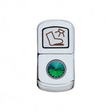 UP Rocker Switch Actuator Cover Floor Light for Peterbilt 06+ Green Jewel #45093