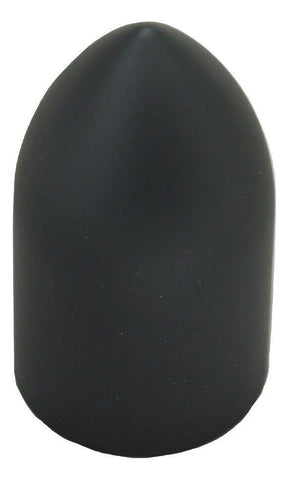 UP Lug Nut Covers 33 mm Screw-On Bullet Matte Black 3 7/8" Tall #10550 Set of 20