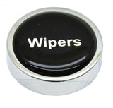 GG Wipers Knob for Peterbilt Kenworth Freightliner Black w/Silver Letters #96320