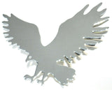 cut out eagle small face to the left chrome metal tape mount Peterbilt Kenworth