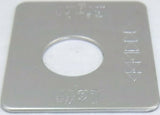 GG Switch Plate for Peterbilt Fuel Level Left & Right Stainless Steel #68471