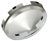 GG Front Hub Cap 5 Notch Cone Pointed Chrome Aluminum Wheel 1" Lip #10743 Pair