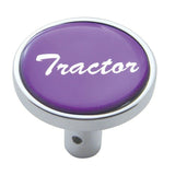 Air Brake Knob Pin Mount Tractor Purple Glossy Chrome Knob 1 1/2" Tall UP#23337