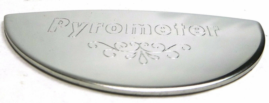 GG Gauge Emblem for Kenworth Pyrometer Stainless Steel Block Letters #68645