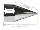 GG Lug Nut Covers 33 mm Push-On Rocket Spike Plastic 4 3/16" #10263 Set of 5