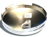 UP Front Hub Caps 4 Even Notches 3/4" Sidewall Dome Chrome 5/8" Lip #10103 Pair