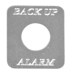 HTS Switch Plate for Freightliner Back Up Alarm Stainless Steel Engraved FL-1013