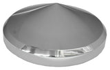 GG Rear Hub Cap 8 1/4" I.D. Cone Pointed Stainless Steel 3 3/8" #20152 Each