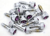 GG Dash Panel Screws for Peterbilt Coarse Threads Purple Jewel #67014 Set of 14