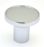 Air Brake Knob Tractor Screw-On Chrome w/ Silver Maltese Cross Sticker UP#23659