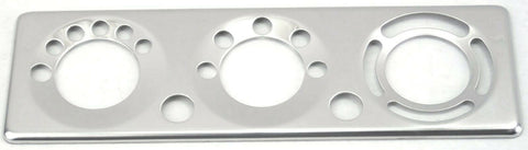 UP A/C Heater Control Plate HVAC for Peterbilt 2006 & Up Stainless Steel #21717