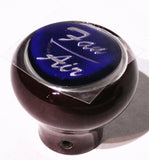 UP Dash Control Knob Fan Air 1" Purple Glossy Sticker Wood Knob #23539 Each